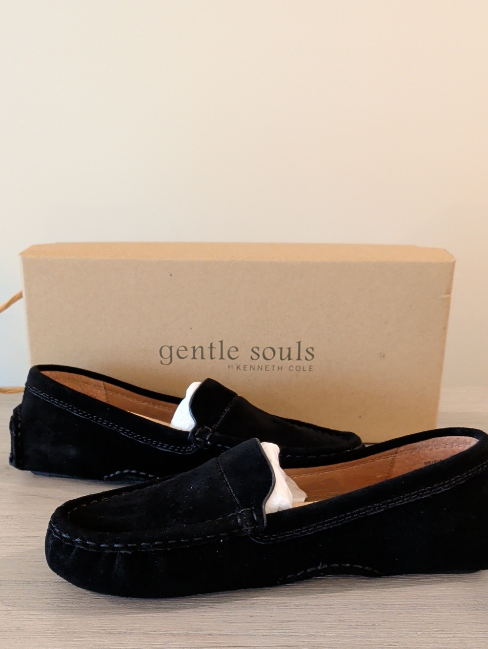 Gentle Souls NIB 5.5 Black Suede Loafer